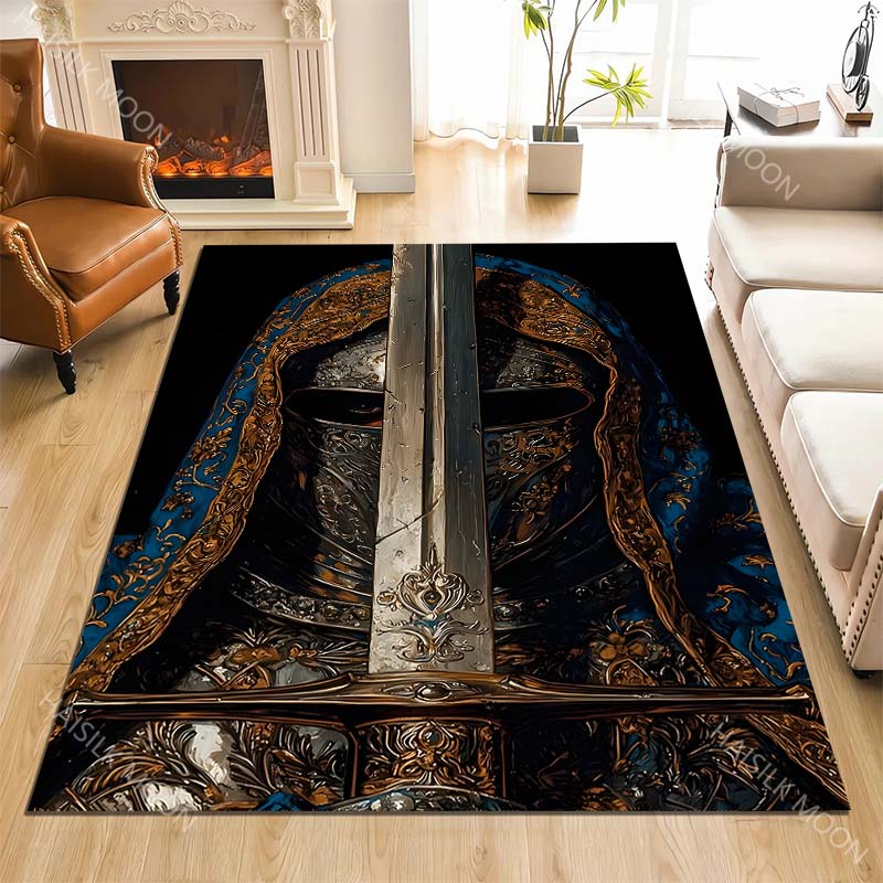 Astronauts Reading in Space Carpet for Living Room Bedroom Sofa Home Decor Rus Non-slip Floor Mat Luxury Gift Multiple sizes