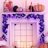 Purple Artificial Rose Vine Halloween Party Decorative Hanging Garland Ceiling