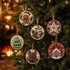 Special-Shaped Gems DIY Diamond Art Kit Wooden Hanging Holiday Ornament  Party Decor