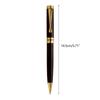 Metal Ballpoint Pen Wood Signing Pen Office Signature Pen Business Gift Pen Twist Open/Close for Office Hotel Reception