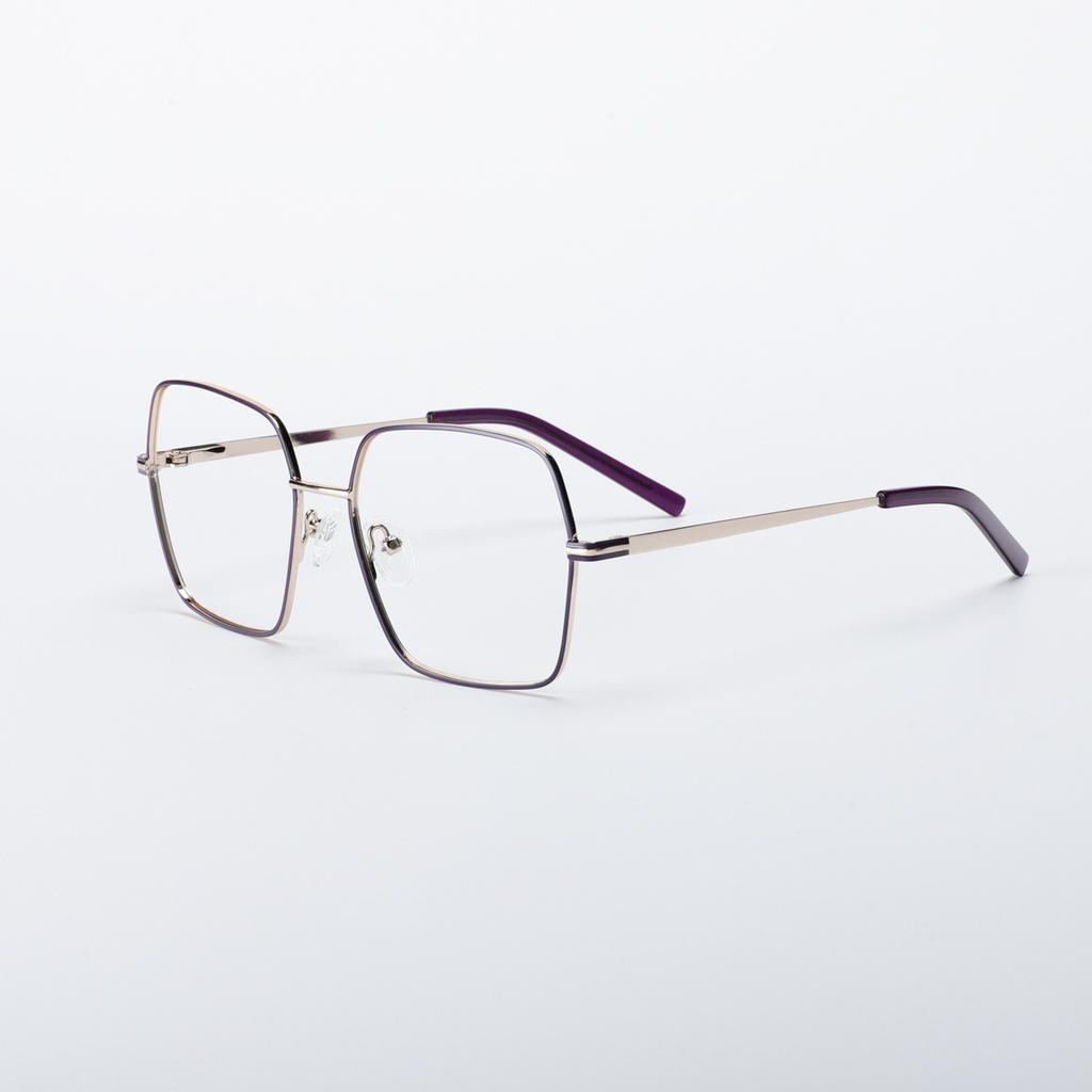 Glasses Frame Simple Metal Glasses Frame Versatile Men'S And Women'S Myopia Glasses Frame Polygonal Frames