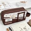 with Handle Pencil Case Multi Colors Stationery Bag Portable Pencil Pouch  School Supplies