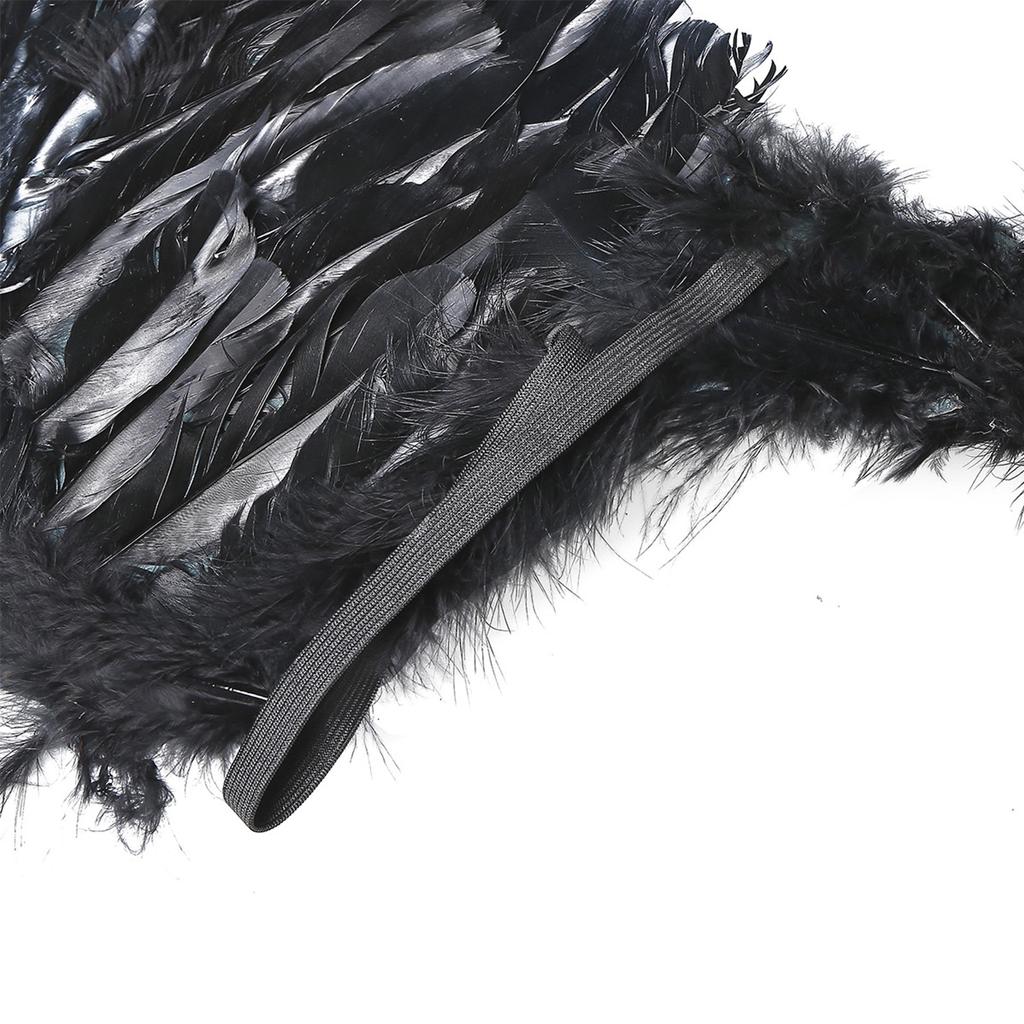 Adult Feather Decorations Halloween COSPLAY Angel Black Angel Props