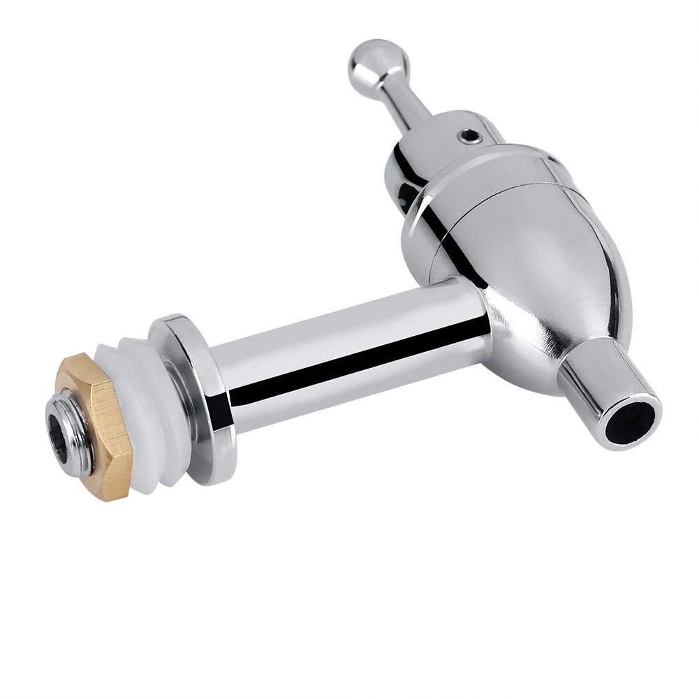 Медный кран для вина, пива, бочки, диспенсера для напитков, сменный кран, хром(1,2 см)