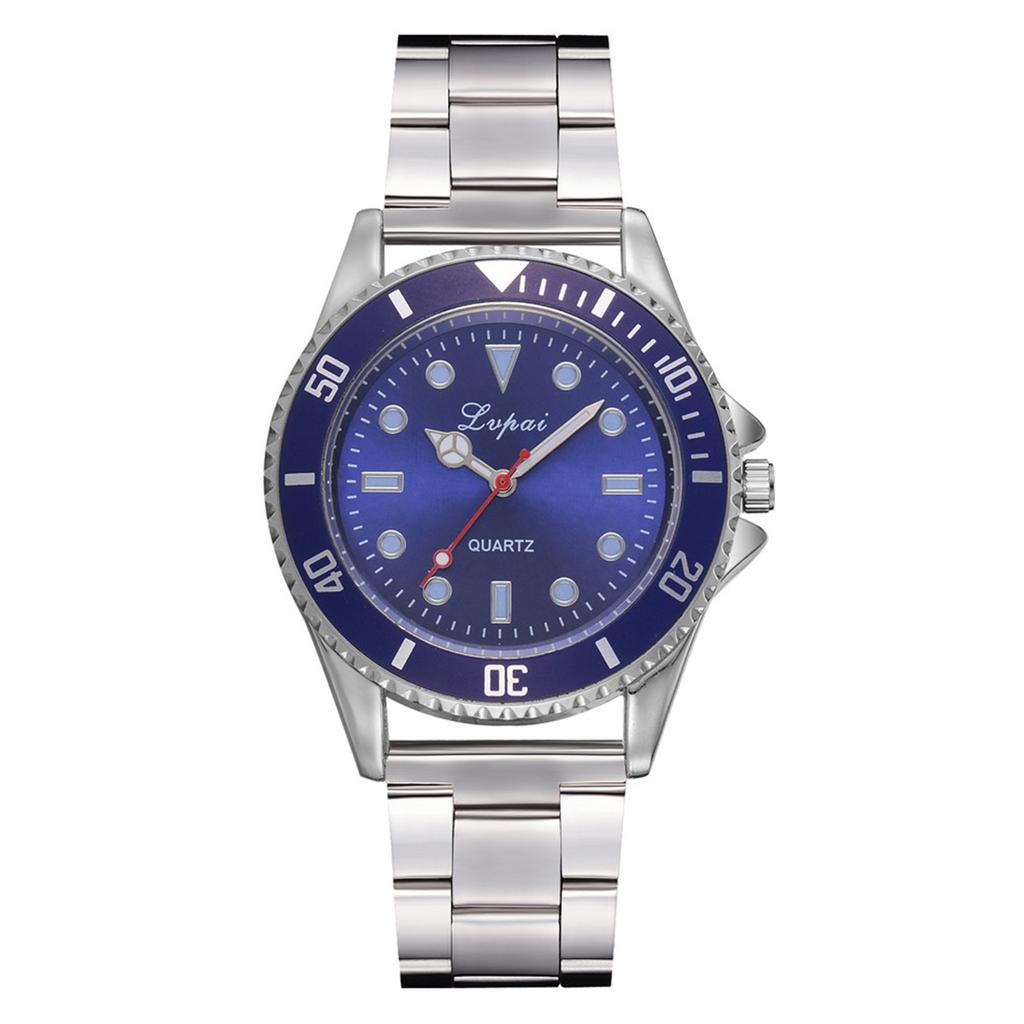 Повседневные кварцевые часы со стальным ремешком, аналоговые наручные часы