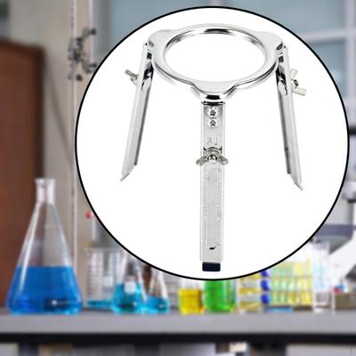 Штатив для горелки, регулируемый лабораторный стенд, экономящий место, компактный держатель лампы, инструмент для экспериментов