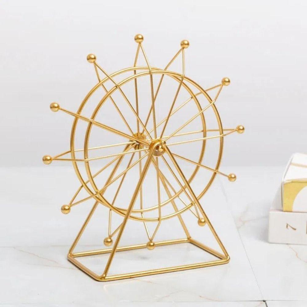 Collectible Retro Ferris Wheel Ornaments Handmad Ferris Wheel Table Decorations Children Toys