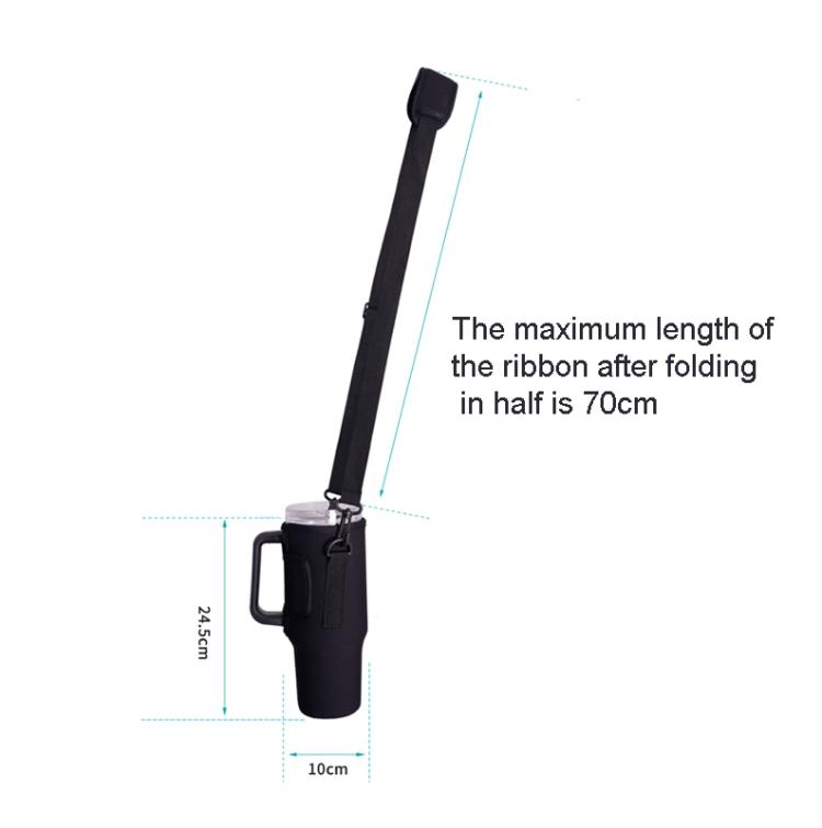 Для 40 унций Stanley Quencher бутылка воды сумка чехол с регулируемым плечевым ремнем