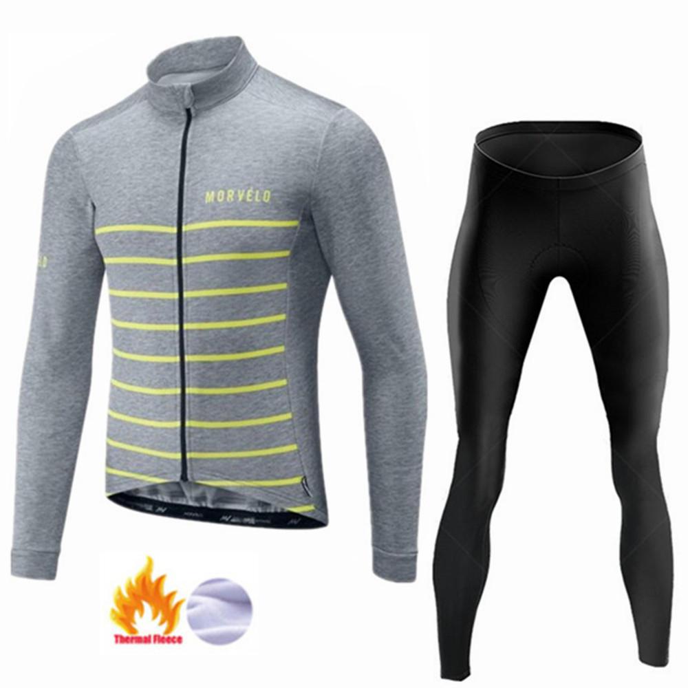 2026 Winter Warm Cycling Clothing Set  Fleece Cycling Jersey  Mtb Male Clothing Man Clothes Men's Bike  Thermal Mens Bicycle Pants Set Suit Outfit