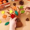 3D 96Pcs DIY Felt Tree Crafts Kit for Halloween Thanksgiving Home Wall Decor Gift Decoration Craft Set Decor Ornaments Figurines