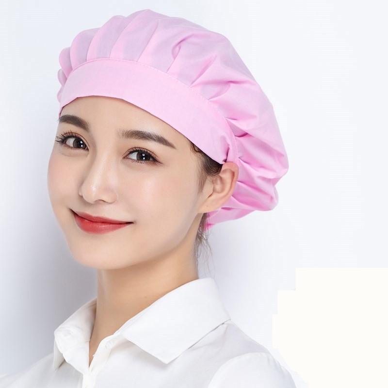 New Elastic Dustproof Cooking Cap Breathable Hotel Cook Cap Kitchen Hat Men Women Workshop Caps Chef Hat Restaurants Accessories