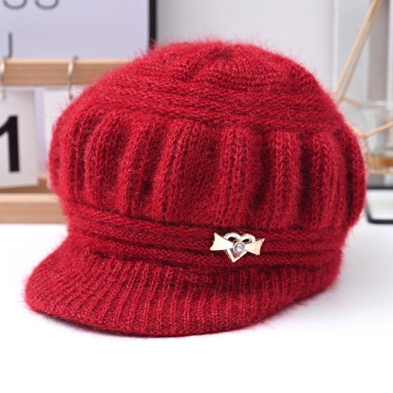 Осенне-зимние вязаные шапки, детские универсальные шапки из старой шерсти, флисовые утолщенные термошапки