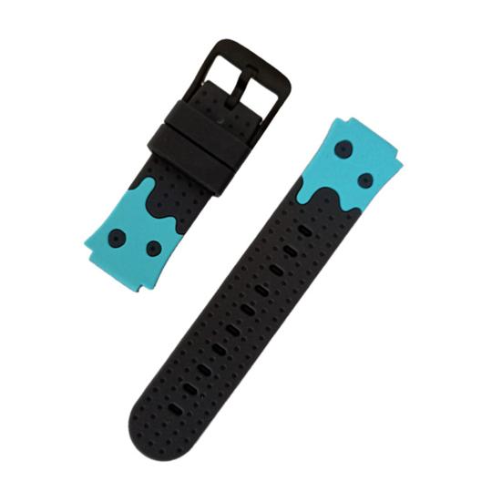 Watchband Convenient Skin-friendly Durable Wrist Strap 20mm Silicone Smartwatch Band Replacement Wristband for Kids