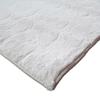 Tapis salon à relief galet extra-doux blanc 160x230