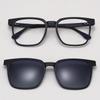 TJ2190 Unisex Three-in-One Magnetic Polarized Clip-on Sunglasses Set