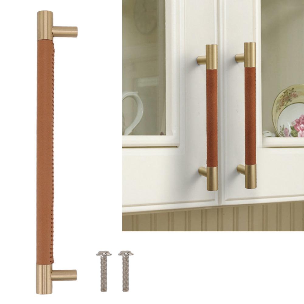 Center To Center 224mm Drawer Pull Handle Brass Cupboard Handle Bar Pull Handle Kitchen Cabinets