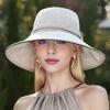 Spring-Summer New Foldable Wide Brim Hat Women's Versatile Outdoor Sun Hat