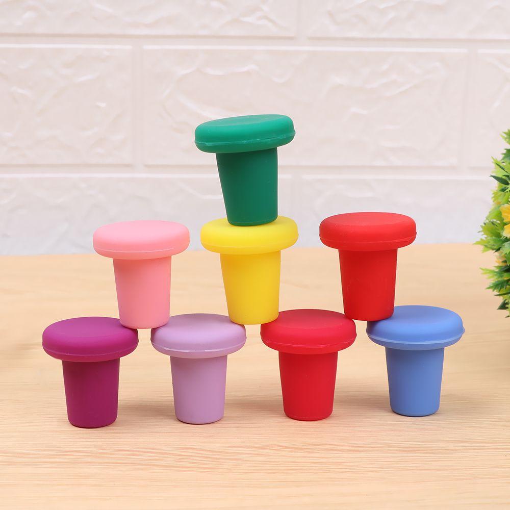 Champagne Drink Bar Seal Silicone Wine Stopper Bottle Cover Sealer Plug Wine Bottle Stopper