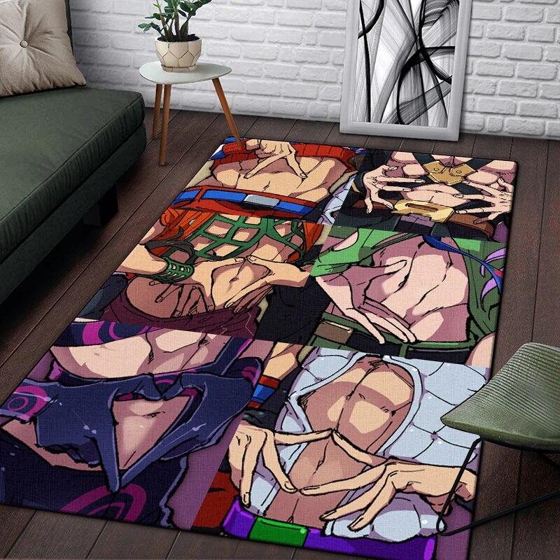 Джоджо аниме красивый ковер с рисунком для гостиной большой ковер черный мягкий ковер украшения дома коврики бохо коврики для пикника