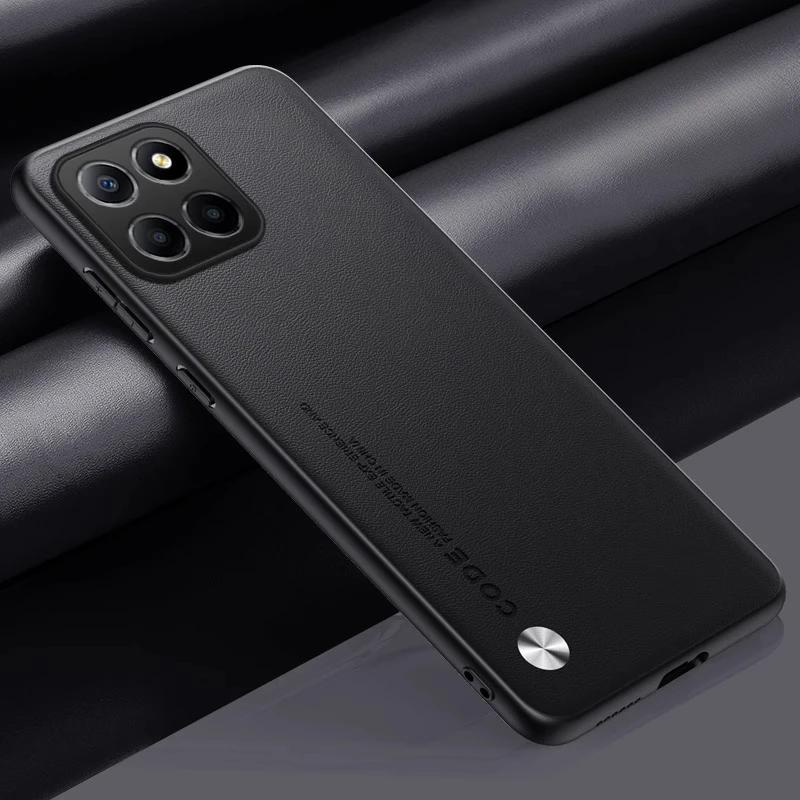 Чехол X8c, простой, из искусственной кожи, силиконовый чехол для Honor X8C X8 C X9C Smart X7C Magic 7 Lite 7pro, противоударный, матовый, защитный чехол