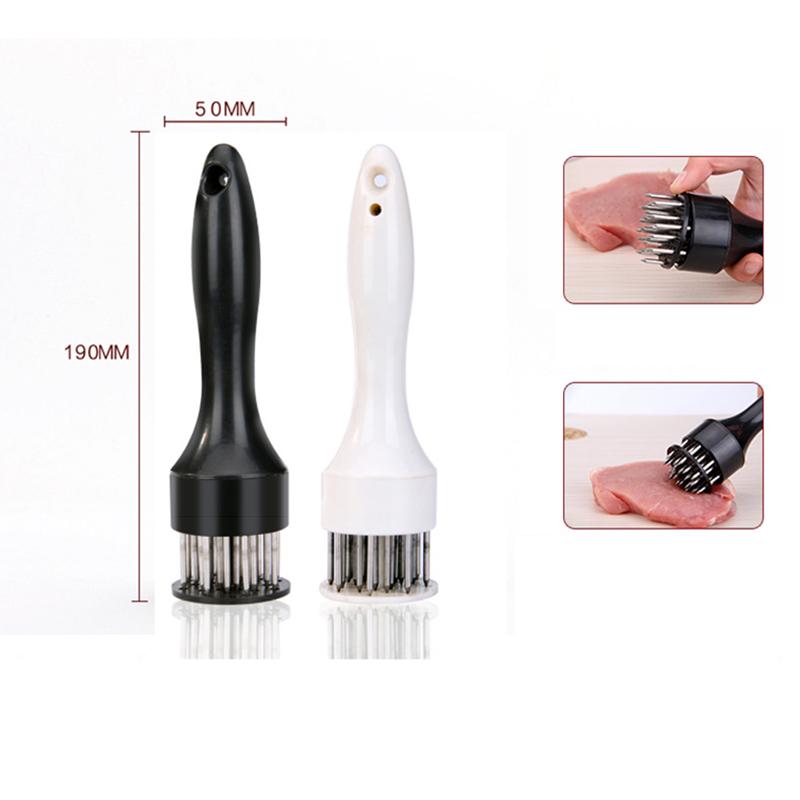 21-штифтовая бытовая круглая игла из нержавеющей стали для размягчения мяса, размягчитель свинины, реброломатель, кухонные инструменты для приготовления мяса, молоток