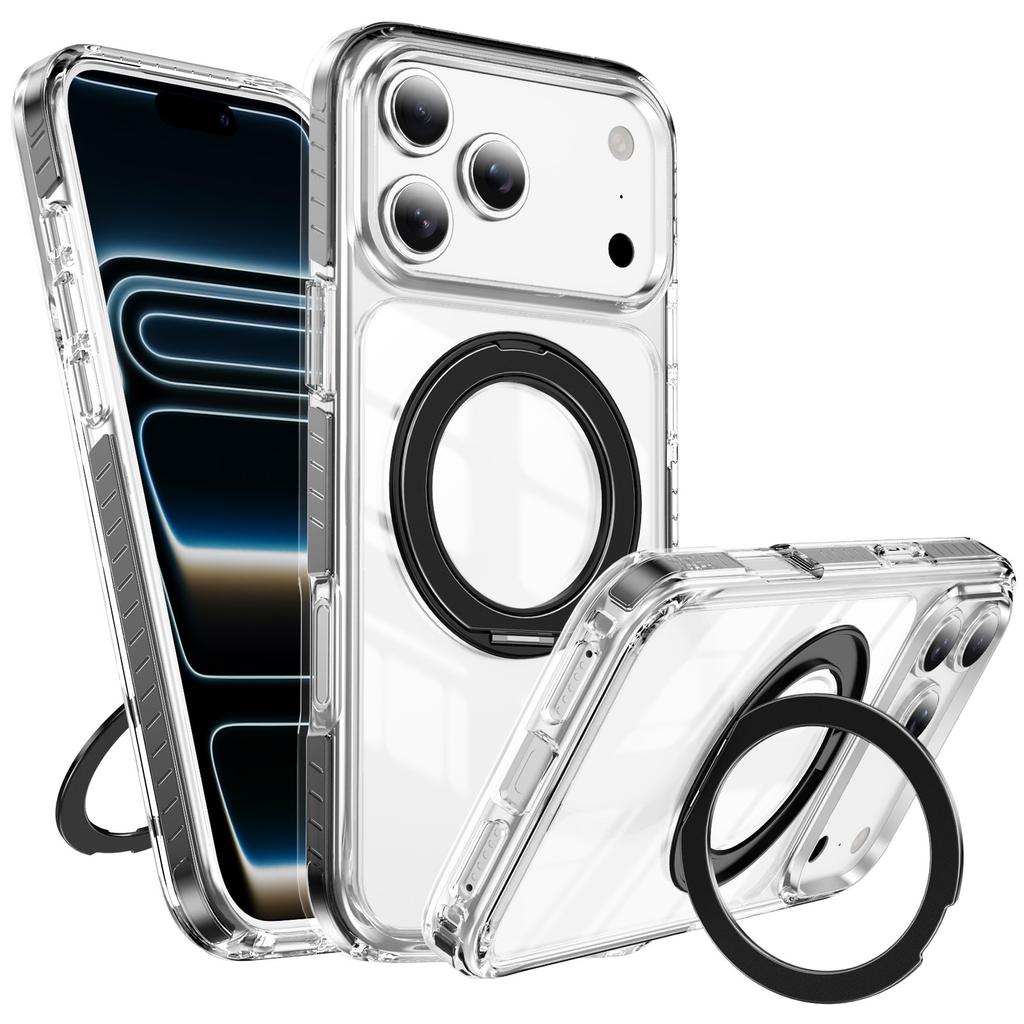 New Fulcrum Case for IPhone17ProMax Phone Case for Apple 16pm All-Inclusive Transparent Acrylic Phone Case