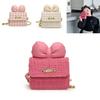 Сладкое Сердце Бант Детская Сумка Современный Шик Дизайн Цепочки Дышащая ПУ Сумка Через Плечо Для Мальчиков И Девочек