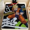 Фланелевое одеяло с принтом персонажей Dragon Ball, Высококачественное, Удобное для всех сезонов, Декор для дома, Тепло и уют, Идеально для рождественских подарков