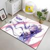 Genshin Impact HD Printed Carpet Household Rug Children's Room Living Room Chair Bedside Modern Simple Floor Mat Kawaii Rug