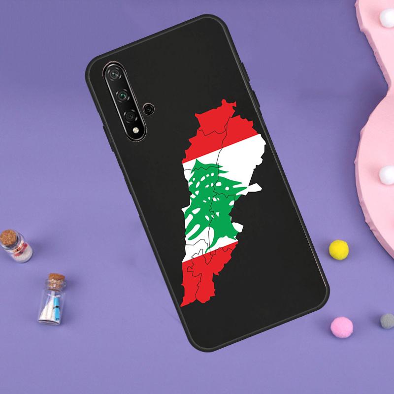 Lebanon Flag Map Case For Huawei Nova 10 9 SE 11 Pro 11i 8i 7i 3i Y60 Y61 Y70 Y90 Y91 P20 P40 P30 Lite Cover