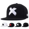 Унисекс Вышивка буквой X Хип-хоп шляпы Весна Осень Уличные Регулируемые Повседневные Бейсболки Кепки Дальнобойщика Солнцезащитная шляпа