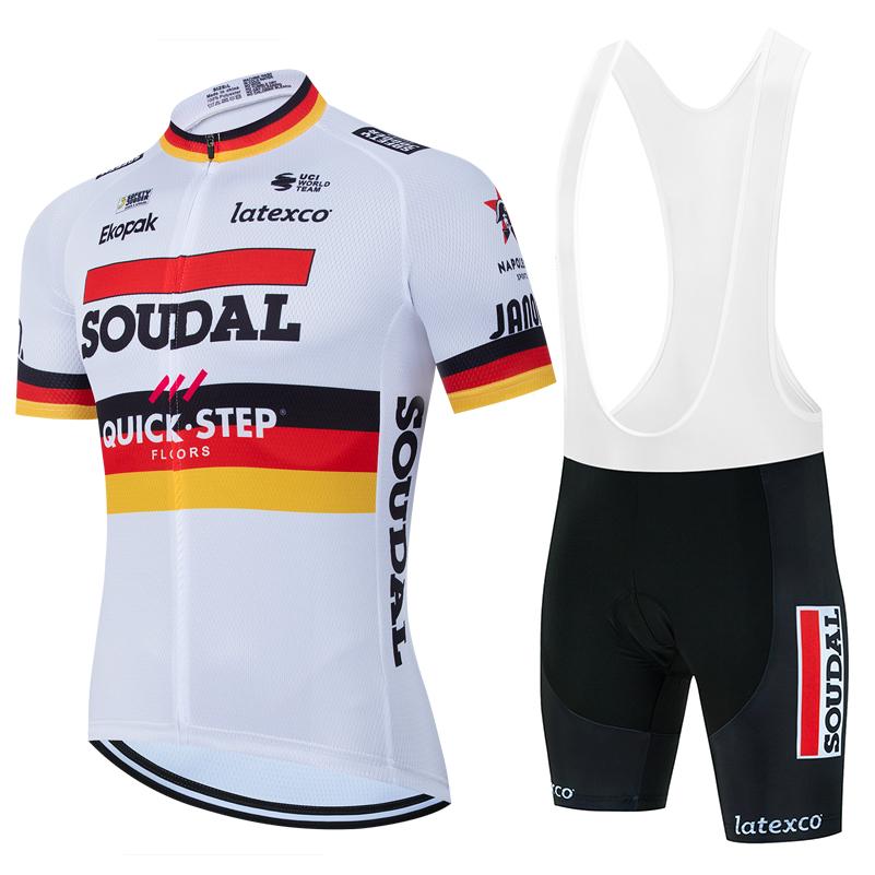 2025 SOUDAL Quick Step Велосипедные комплекты одежды Велосипедная одежда для MTB С короткими рукавами Велосипедная одежда Ropa Ciclismo Hombre Maillot