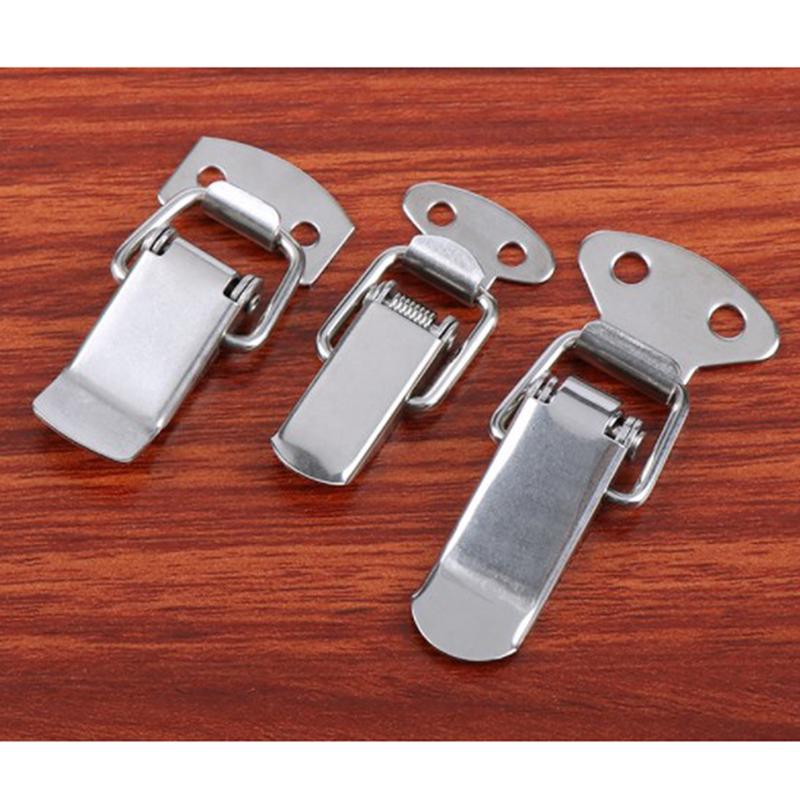Тумблер из нержавеющей стали с замком в коробке, аппаратная пряжка с замком, подпружиненная защелка