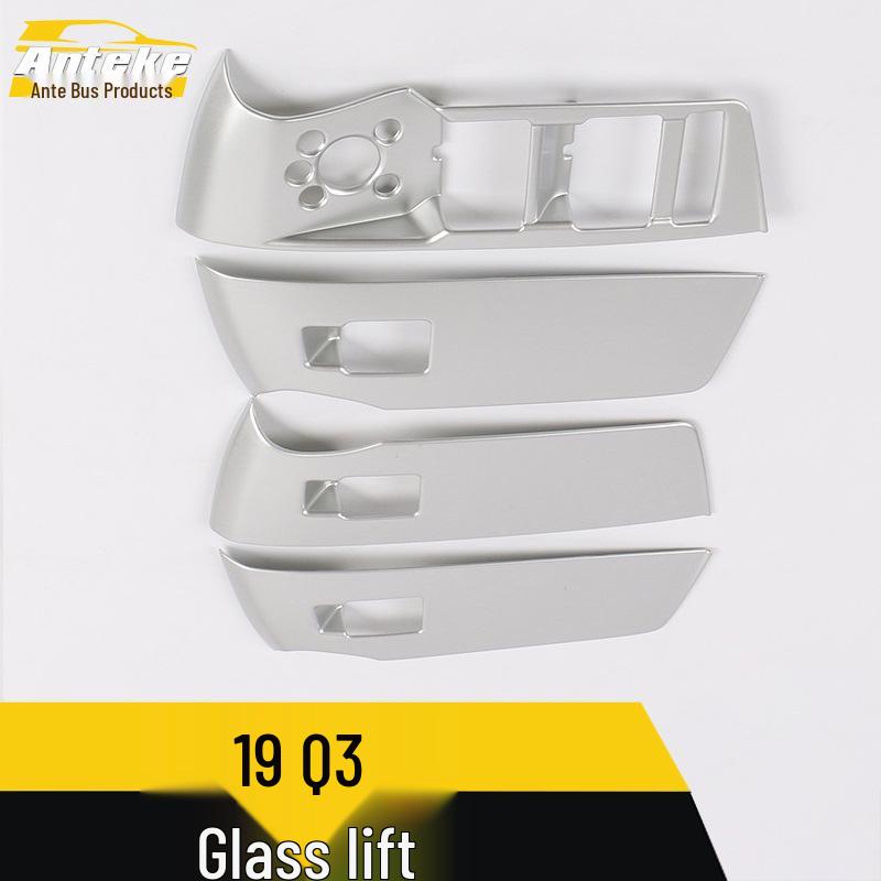 19 Q3 Glass Lift Armrest Frame Panel Car Sticker Decoration Sequins