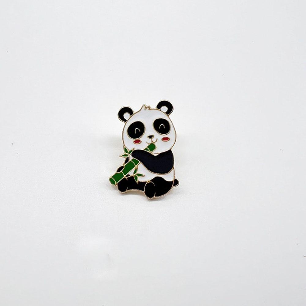 Enamel Giant Panda Zinc Zinc Alloy Brooch Oil Dripping  Cute   Kids