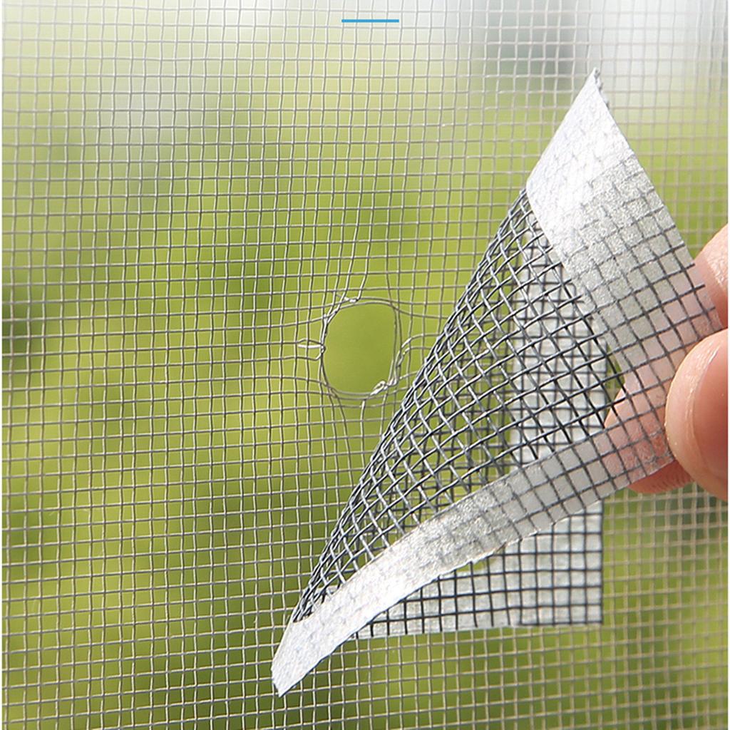 Лента для окон и дверей, водонепроницаемая сетка из стекловолокна, комплект сеток, прочный клей, виниловая заплата для экрана