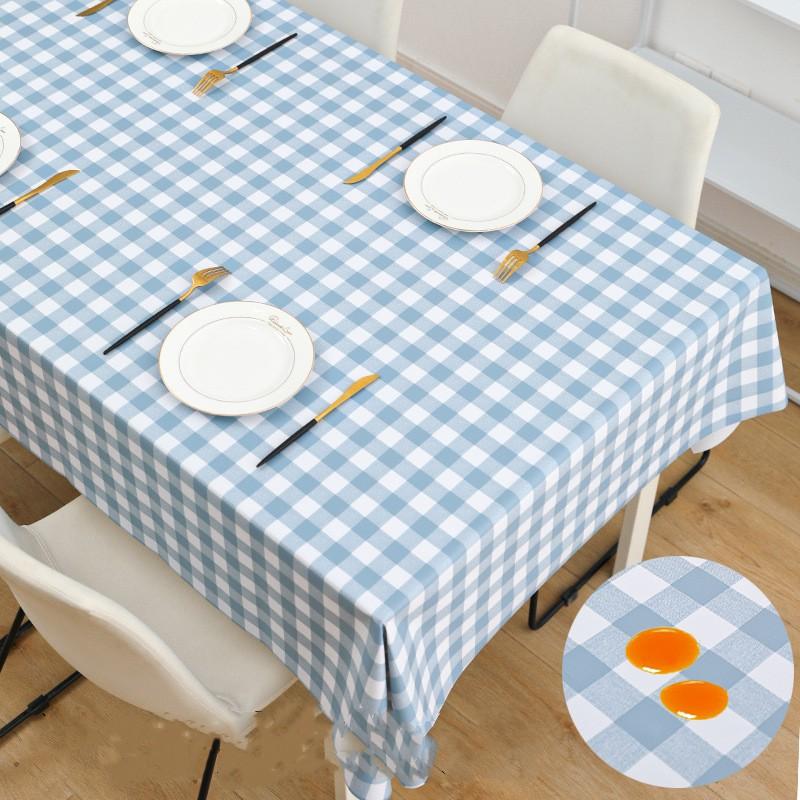 Роскошная высококачественная водонепроницаемая и маслостойкая скатерть из ПВХ, не требующая мытья, прямоугольный бытовой стол, чайный столик и настольная ткань