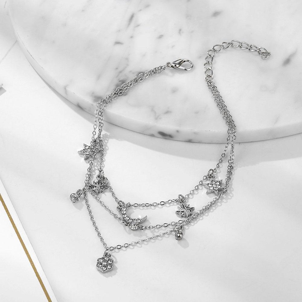 Женские аксессуары для ног, летние пляжные босоножки, сандалии, браслет, лодыжка на щиколотке, женская