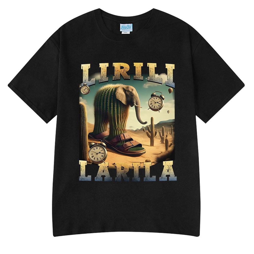 Тунг Тунг Тунг Сахур Забавная футболка с мемом про бейсбольную биту Мужская одежда Мода Юмор Стиль Футболки Унисекс Летние Топы с круглым вырезом Футболка