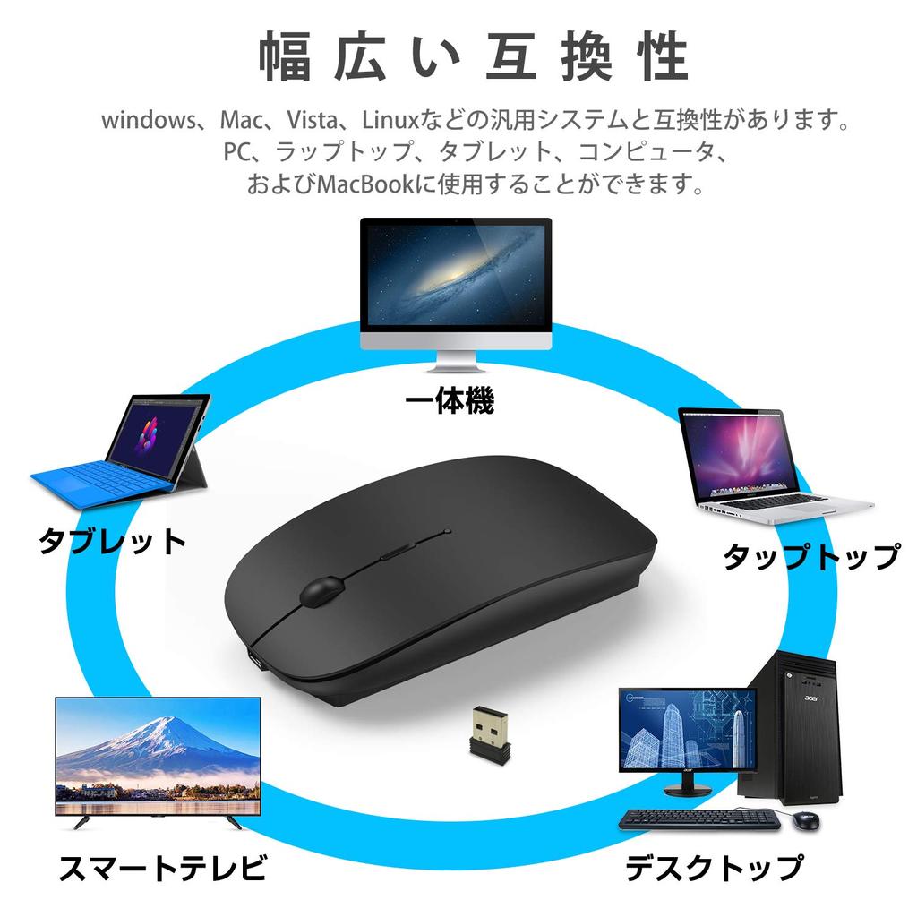 Беспроводная Ультра Беспроводная Энергия 3DPI Высокая Совместимость с Черной Мышью, Тонкая, Тихая, Мышь, Экономия, 2,4 ГГц, Режим, Точность, Портативная,