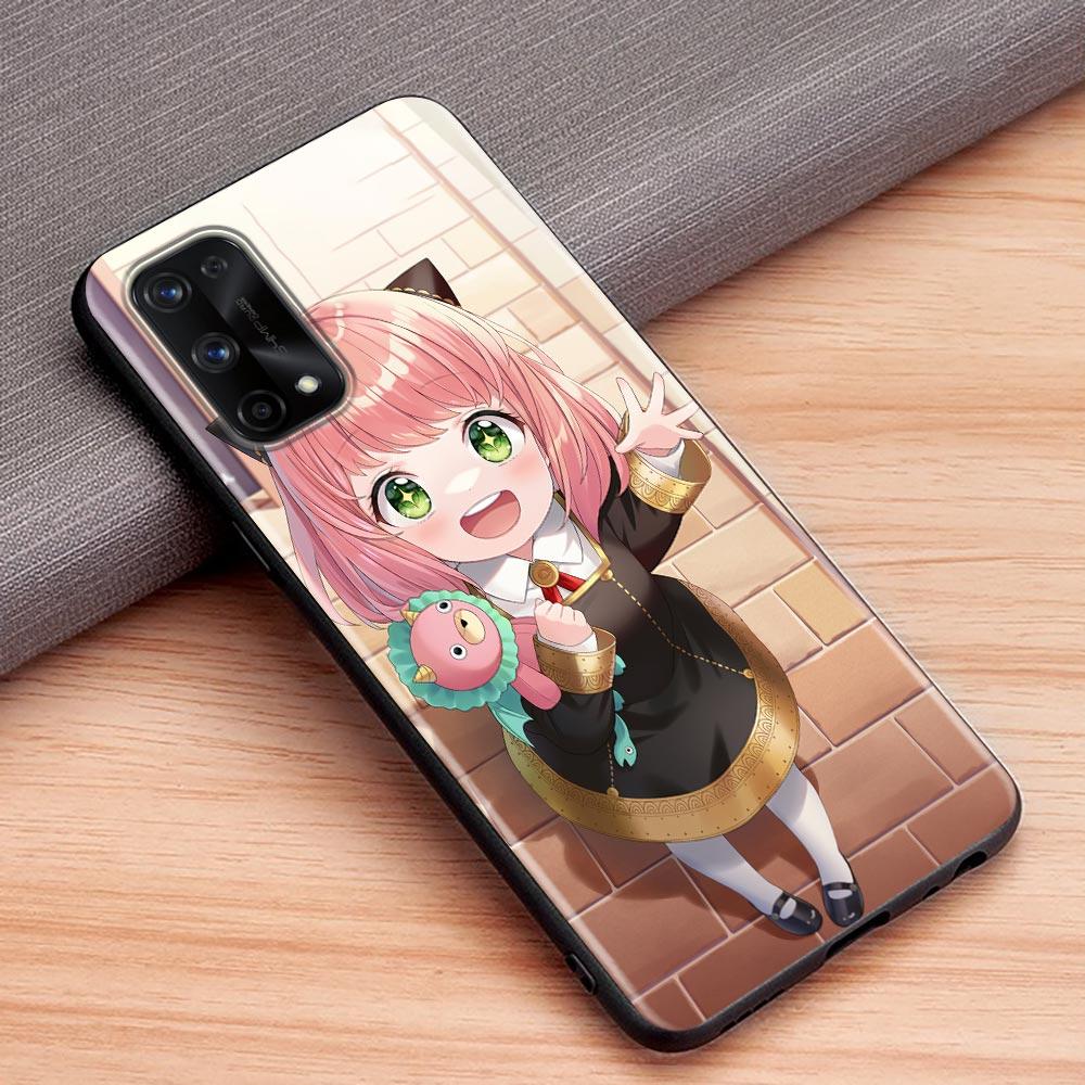 Чехол для телефона SPYx FAMILY Ania для OPPO Realme C1 C2 C3i C21 C21Y C25s C15 C11 C12 C20 XT GT GT2 X50 5G Narzo Pro, черный мягкий чехол