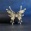 1Pc Unique Trendy Butterfly Brooch Elegant Romantic Animal Pin Elegant Charm Jewelry Accessories Party Birthday Gift Souvenir