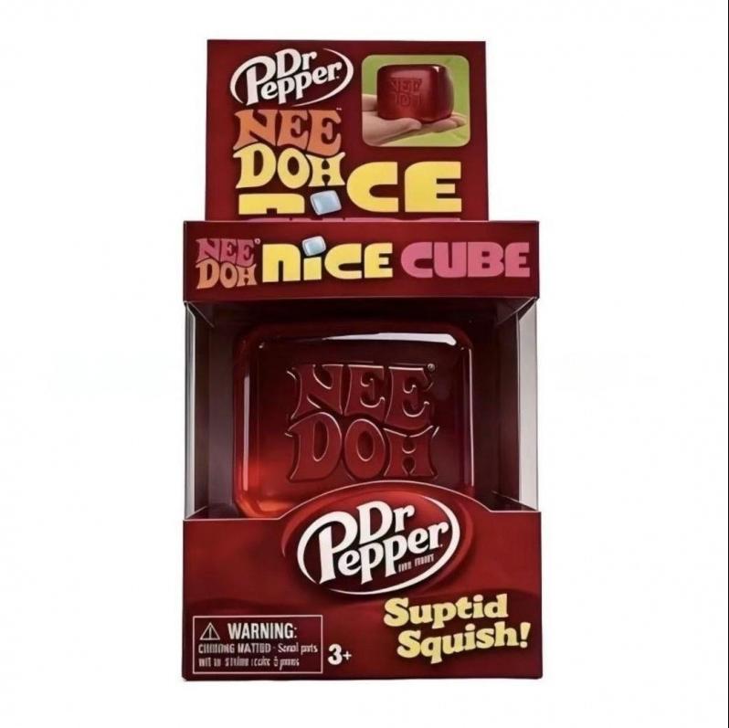 Новая Schylling Needoh Nice Cube Игрушка-антистресс - Суперпопулярный сенсорный сжимаемый кубик для снятия стресса