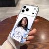 Чехол для телефона singer B-Billie Eilish для iPhone 17 16 15 14 13 12 11 Mini Pro Max Plus Прозрачный чехол