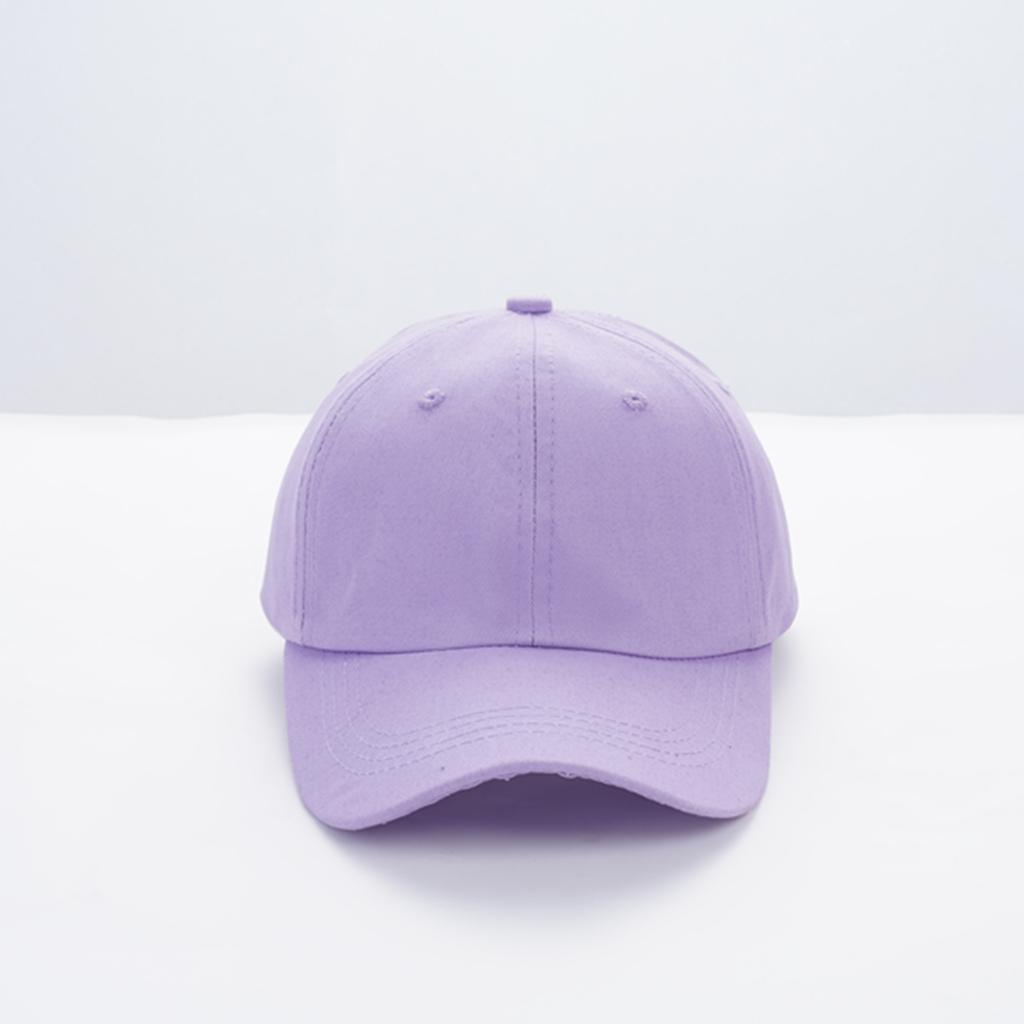 Soft Top Baseball Cap Outdoor Breathable Protective Sunshade Cap Women Can Print Hats