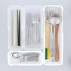 Liberty Corporation Cutlery Made In Organizing Tray Case, Expandable, Slim, Large, White, Japan, LD-496 Anywhere!