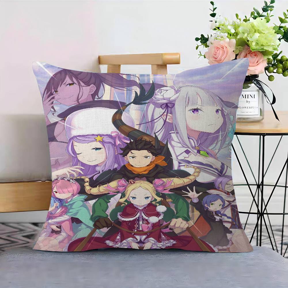 Hot game RRe Zero Anime Pillow Anime Pillow Sofa Bed Head Pillow Cover Cushion Cover x cm Fashion