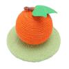 Orange Cat Scratching Post Interactive Cute Cat Scratcher with Scratching Board Multifunctional Cat