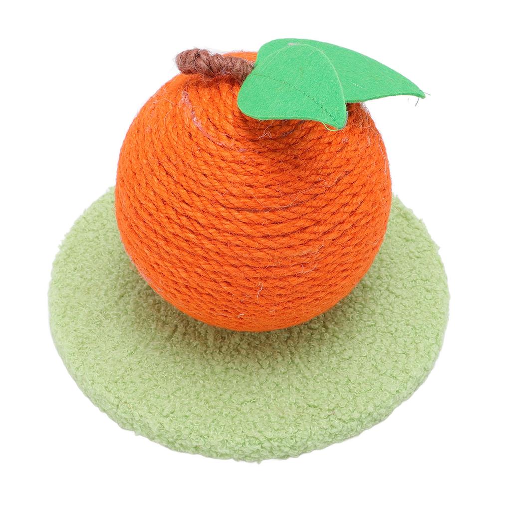 Orange Cat Scratching Post Interactive Cute Cat Scratcher with Scratching Board Multifunctional Cat