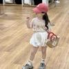 Elastic Waist Girls Shorts Bow Decorative Toddler Shorts Casual Summer Shorts  3-7 Years